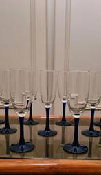 Set van 9 champagneglazen, Ophalen, Gebruikt