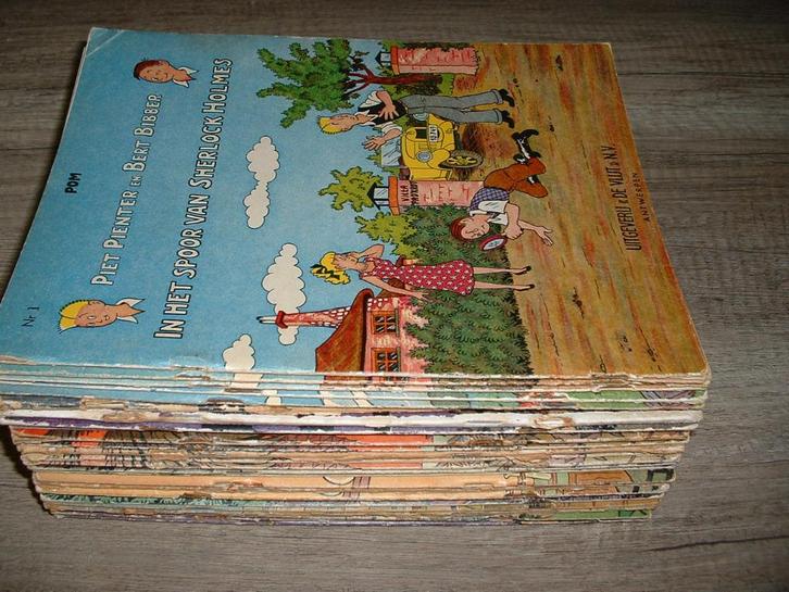 piet pienter en bert bibber strips geniete versie, Livres, BD, Plusieurs BD, Enlèvement ou Envoi