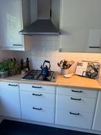 Complete keuken incl apparatuur, Huis en Inrichting, Keuken | Complete keukens, Ophalen, Gebruikt, U-keuken, Wit