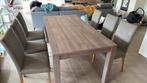 Eettafel met 6 stoelen, Huis en Inrichting, Ophalen, Gebruikt, 6 tot 8 stoelen
