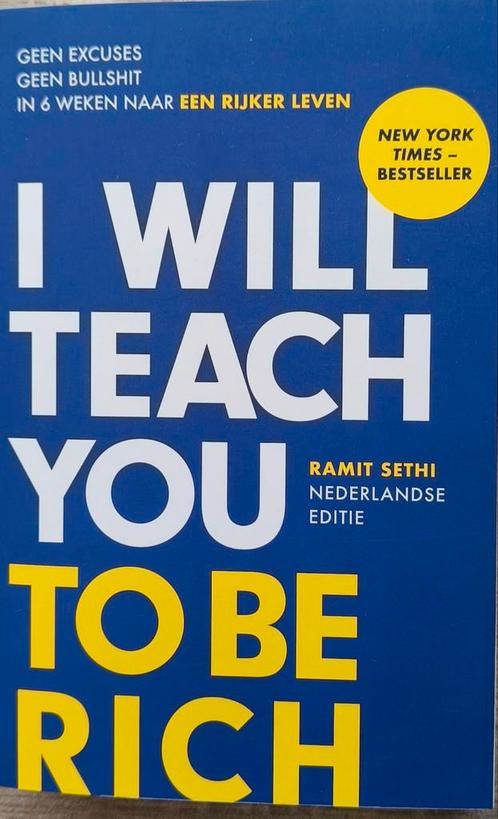 Ramit Sethi - I Will Teach You To Be Rich, Boeken, Economie, Management en Marketing, Nieuw, Ophalen of Verzenden