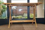 Vouwtafel, Huis en Inrichting, Tafels | Eettafels, Ophalen, 100 tot 150 cm, Teakhout, 50 tot 100 cm