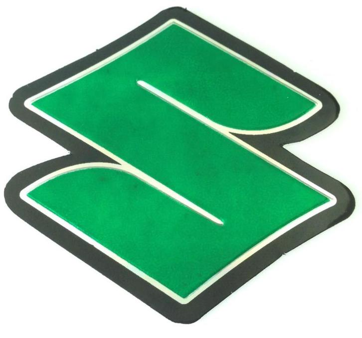 Suzuki metallic sticker #6, Motoren, Accessoires | Stickers, Verzenden