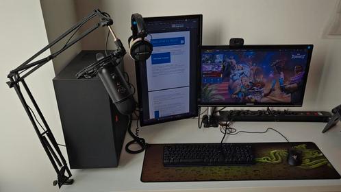 Gaming PC Volledige Setup, Computers en Software, Desktop Pc's, HDD, SSD, Gaming, Ophalen