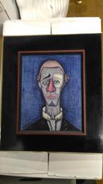 Clown - Bernard Buffet - litho/isorel - Braun, Antiek en Kunst, Kunst | Litho's en Zeefdrukken, Ophalen