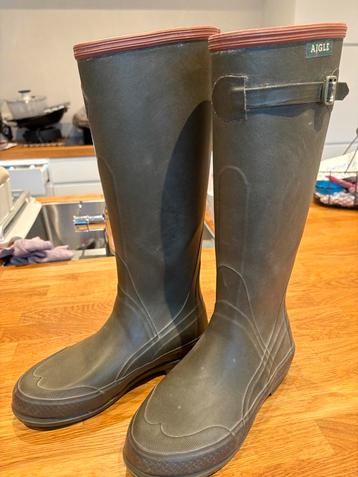 Bottes Aigle kaki Pointure 37 mixtes beschikbaar voor biedingen