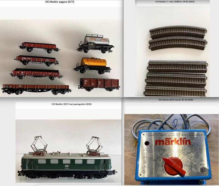 HO Marklin lot (700), Hobby en Vrije tijd, Modeltreinen | H0, Gebruikt, Treinset, Wisselstroom, Märklin, Ophalen of Verzenden