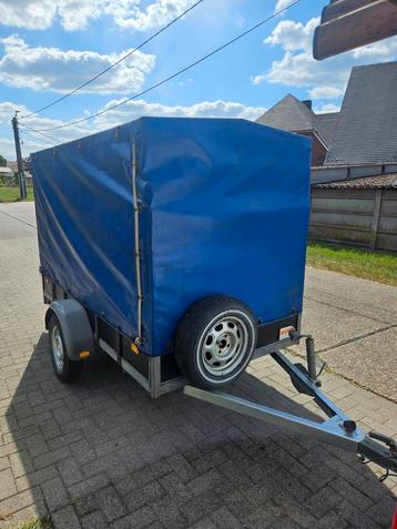 Aanhangwagen met zeil – max 750 kg – Rijbewijs B, Auto diversen, Aanhangers en Bagagewagens, Ophalen, Gebruikt