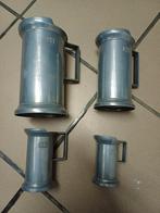 Pewter (4 stuks), Antiek en Kunst, Antiek | Tin, Ophalen of Verzenden