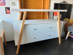 Degelijke wit/houten commode, Kinderen en Baby's, Ophalen, Zo goed als nieuw, Commode