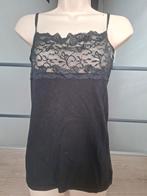 Neuf top noir dentelle stretch Xxl, Autre, Taille 46/48 (XL) ou plus grande, Enlèvement ou Envoi, Noir