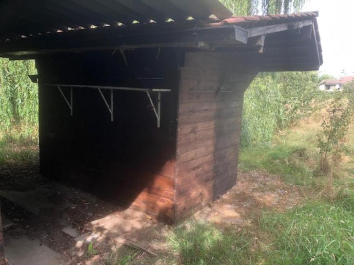 Tuinhuis, Tuin en Terras, Tuinhuizen, Gebruikt, Tuinhuis, Hout, 3 ramen of meer, Met overkapping, Ophalen