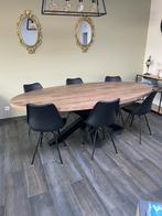 Tafel met 6 stoelen, Huis en Inrichting, Tafels | Eettafels, Ophalen, Zo goed als nieuw