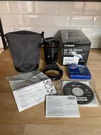 Canon EF 16-35mm f/4L IS USM, groothoek met toebehoren, Audio, Tv en Foto, Foto | Lenzen en Objectieven, Ophalen, Zo goed als nieuw