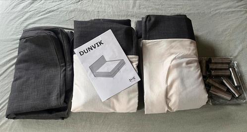 Hoes en pootjes boxspring ikea dunvik, Huis en Inrichting, Slaapkamer | Boxsprings, Gebruikt, 180 cm, 200 cm, Tweepersoons, Grijs