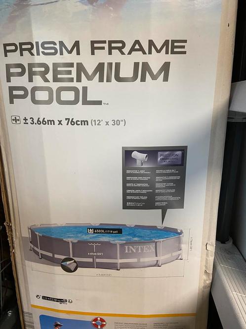 Intex Prism frame zwembad dia 3,66m met pomp, Tuin en Terras, Zwembaden, Ophalen