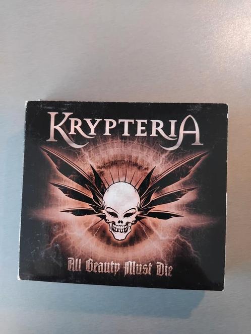 Cd. Krypteria. All beauty must die. (Limited edition)., Cd's en Dvd's, Cd's | Hardrock en Metal, Zo goed als nieuw, Ophalen of Verzenden