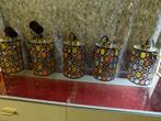 5x vintage hanglamp glas 60er glashutte Limburg stukprijs, Ophalen, Huis en Inrichting