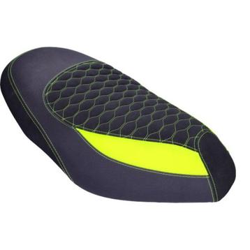 Piaggio Zip Costom Alcantara Zadel Regia GP1 Geel Fluor  beschikbaar voor biedingen