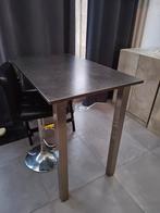 Hoge tafel, eventueel met 2 stoelen., Huis en Inrichting, Ophalen