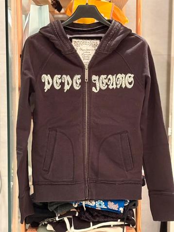 Zwarte hoodie van Pepe Jeans (XS). beschikbaar voor biedingen