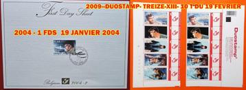 2004-  1FDS 2009--DUOSTAMP- TREIZE-XIII - 10 TIMBRES  DU 19 