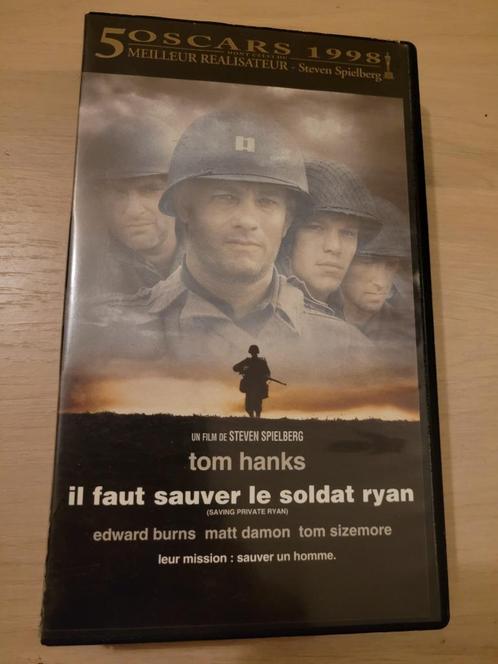 k7 vhs il veut sauver le soldat ryan, Cd's en Dvd's, VHS | Film, Zo goed als nieuw, Drama, Ophalen of Verzenden