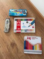 Set tekenmateriaal - Caran d’Ache & meer…, Hobby en Vrije tijd, Ophalen, Zo goed als nieuw, Potlood of Stift