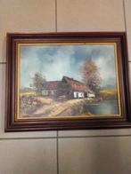 4 landschap schilderijen, Ophalen