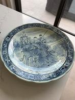 Bord delfts blauw Boch, Ophalen of Verzenden