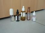 Gratis Lot van druppelflesjes, glas of kunststof, Enlèvement ou Envoi