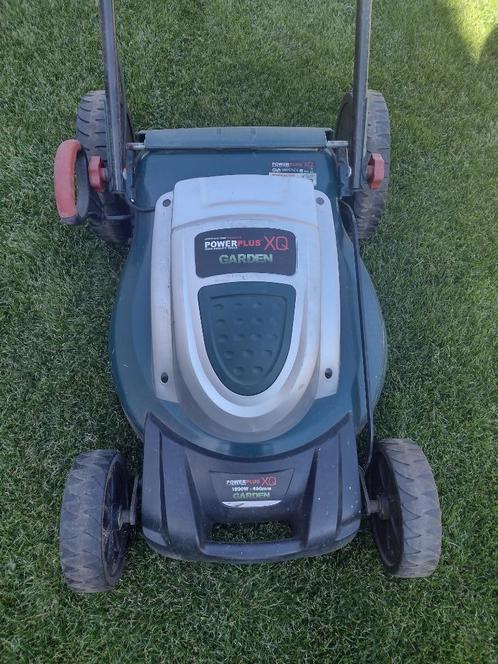 Powerplus xq grasmaaier, Tuin en Terras, Grasmaaiers, Gebruikt, Elektrische grasmaaier, 40 t/m 49 cm, Elektrische starter, Mulchfunctie