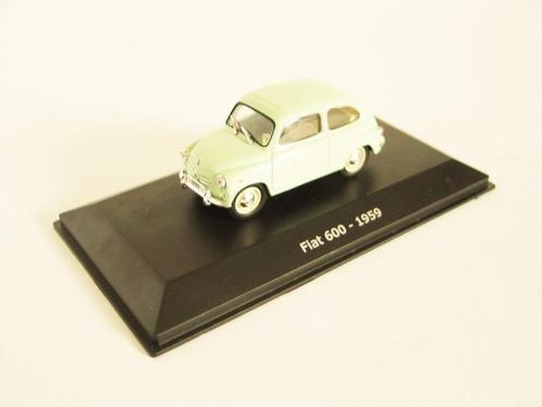 1/43 - M Atlas - Fiat 600 (1959) vert clair, Hobby & Loisirs créatifs, Voitures miniatures | 1:43, Neuf, Enlèvement ou Envoi