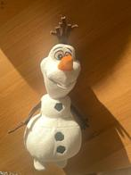 Knuffel Olaf sneeuwpop van frozen Disney in prima staat, Enlèvement ou Envoi, Autres personnages, Comme neuf, Peluche