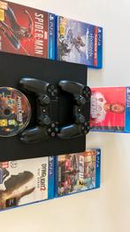 ‼️Sony PlayStation 4 SLIM + 6 games en 2 controllers‼️, 2 joueurs, Enlèvement, Utilisé, À partir de 7 ans