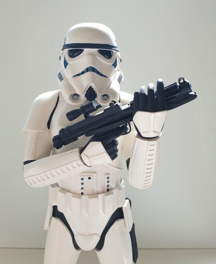 Attakus Star Wars Stormtrooper-standbeeld op schaal 1/5, Verzamelen, Star Wars, Zo goed als nieuw, Beeldje of Buste, Ophalen