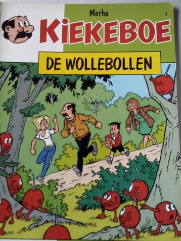 KIEKEBOE. DE WOLLEBOLLEN. Strip. zie beschrijving. 2 €/st