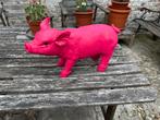 Porcelet en résine couleur fushia, Ophalen, Zo goed als nieuw