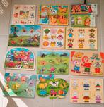 Houten puzzels, Kinderen en Baby's, Speelgoed | Kinderpuzzels, Ophalen of Verzenden, Zo goed als nieuw