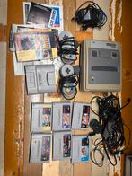 Super Nintendo set met 2 controllers & 6 games, Games en Spelcomputers, Spelcomputers | Nintendo Super NES, Ophalen, Zo goed als nieuw