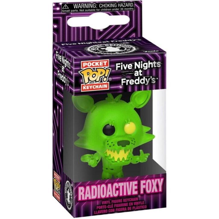Funko Pocket POP Keychain Five Nights at... Radioactive Foxy, Verzamelen, Poppetjes en Figuurtjes, Nieuw, Verzenden