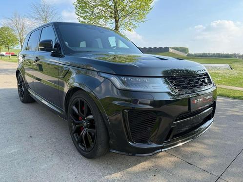 Land Rover Range Rover Sport 5.0 V8 P575SC SVR/FULL BLACK +, Auto's, Land Rover, Bedrijf, Te koop, 360° camera, 4x4, ABS, Achteruitrijcamera