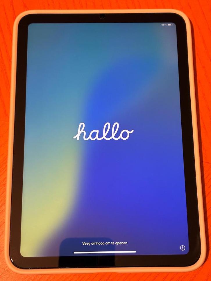 iPad mini 7 (A17 Pro) | 128 GB | Wi-Fi | Nieuwstaat + case!, Computers en Software, Apple iPads, Zo goed als nieuw, Apple iPad Mini
