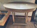 bijzettafel, Huis en Inrichting, Tafels | Bijzettafels, Ophalen, Gebruikt, Ovaal, Hout