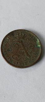 2 cent 1912 vlaams, Postzegels en Munten, Munten | België, Verzenden, Metaal, Losse munt