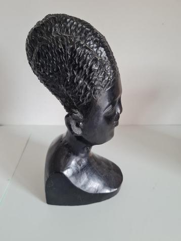 buste van Afrikaanse vrouw (ebbenhout) beschikbaar voor biedingen