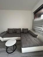 Canapé convertible en lit + petite table, Maison & Meubles, Enlèvement, Comme neuf, Tissus, Convertible