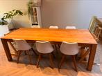 Eettafel Teak, Ophalen, Teakhout, Zo goed als nieuw, Vijf personen of meer