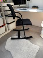 Stokke rugstoel, Huis en Inrichting, Bureaustoelen, Ophalen, Gebruikt, Zwart, Bureaustoel