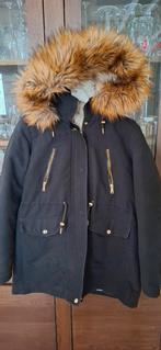 Solden blauwe parka gewatteerd M 40 € 25, Enlèvement ou Envoi
